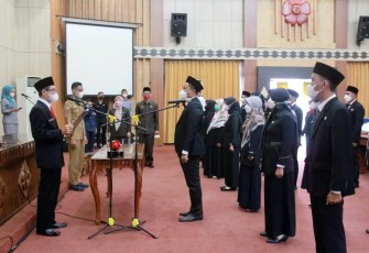 Asisten III Setprov Bengkulu Lantik 23 Pejabat Fungsional