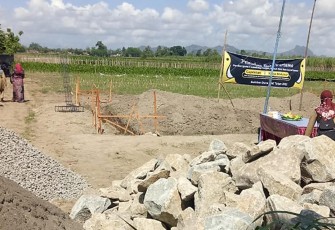Dinas Ketahanan Pangan Kabupaten Tulungagung Hadiri Pembangunan RMU
