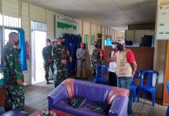 Kunjungi Dua Posko PPKM di Kecamatan Pahandut, Ini Pesan Dandim