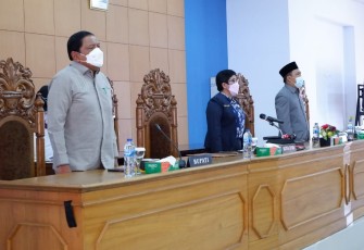 DPRD Kabupaten Bengkulu Utara kembali menggelar rapat paripurna dengan agenda Jawaban Eksekutif atas Pandangan Umum (PU) Fraksi-fraksi DPRD Kabupaten Bengkulu Utara 