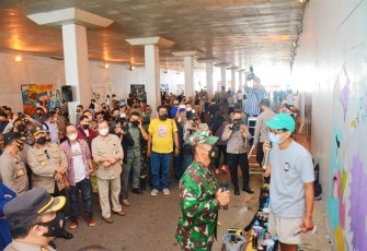 Danrem 033/WP Dukung Mural Festival 2021, Bakat Seniman Dapat Tersalurkan