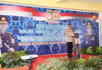 Polda Bengkulu Gelar Syukuran HUT KOPRI KE-50