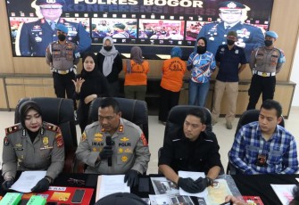 Kapolres Bogor AKBP Dr. Iman Imanuddin,.S.H,.S.I.K,.M.H kepada awak media Rabu (7/12/2022).