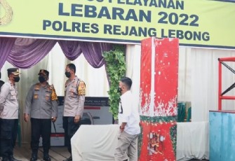 Kapolres Rejang Lebong Cek Kesiapan Akhir Pospam dan Posyan