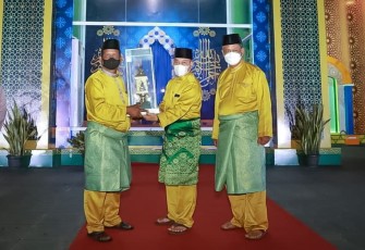 Pembukaan Perhelatan Musabaqoh Tilawatil Qur'an (MTQ) ke-IX tingkat Kabupaten Lingga tahun 2022.