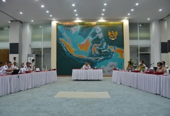 Bakamla RI saat Gelar Rakernis Pengukuran Indeks Keamanan Laut Tahun 2022