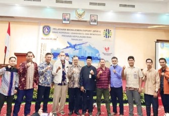 Diklat peningkatan pemahaman dan pengetahuan UMKM serta kapasitas kompetensi SDM UMKM di Hotel Aston, Tanjungpinang, Senin (20/6) kemarin. 