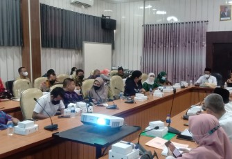 Rapat di kantor Pemkab Jember, Jumat (11/3/2022).