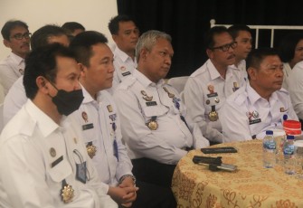 Tejo Harwanto saat menghadiri wejangan Sekjen Kemenkumham di Kampus Poltekip-Poltekim Tangerang