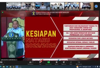 Lima Pesan Penting Menkumham Menghadapi Nataru