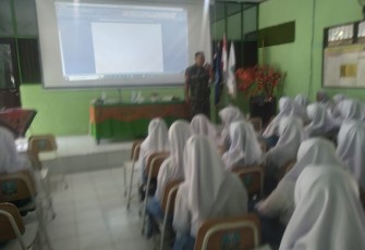 Pembekalan Wasbang Pelajar SMKN 1 Pitu Kec Pitu