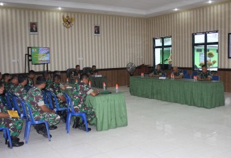 Tim Wasrik itdam XII/Tanjungpura saat Kunjungi Satuan Kodim 1016/Palangkaraya