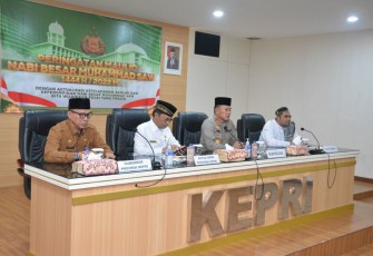 Polda Kepri saat Peringati Maulid Nabi Muhammad SAW secara Virtual bersama Mabes Polri