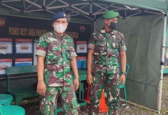 Personel lanud J.B Soedirman turut serta pengamanan lebaran. Rabu (04/05/2022)