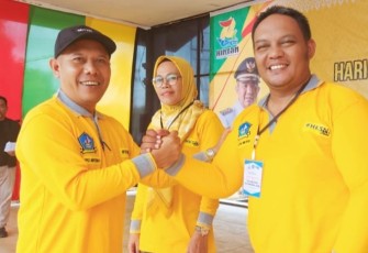 Kepala Dinas Sosial Kabupaten Bintan dalam pembukaan Expo Bintan dan Bazar Sejahtera di Tanjung Uban.