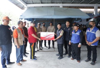 Pemerintah Kabupaten Asahan saat Terima Bantuan Dari Kementerian Sosial RI