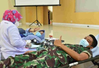 Donor Darah Meriahkan HUT Ke-76 TNI AU di Lanud J.B. Soedirman 