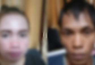 pasutri saat diamankan