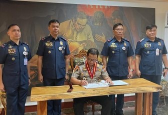 Delegasi Polri saat Kunjungi Akpol PNP di Filipina