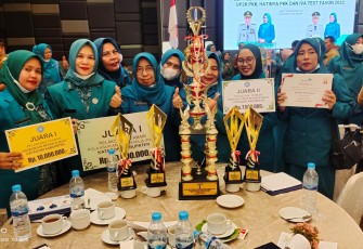 TP PKK Kabupaten Asahan saat Raih Sejumlah Penghargaan Dalam Lomba PKK Tingkat Provinsi Sumatera Utara