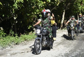 Kodam XVIII/Kasuari saat Jelajah Kampung yang dipusat pencanangannya di Koramil 1808-01/Ransiki, Manokwari Selatan, Papua Barat, Kamis (22/9/2022).