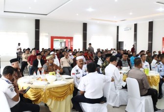 Kapolres Lingga saat Gelar Silaturahmi Untuk Menciptakan Kamtibmas yang Kondusif