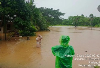 Kondisi banjir di wilayah Seluma