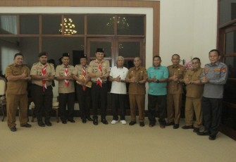 Kwarcab Gerakan Pramuka Asahan Audiensi dengan Bupati