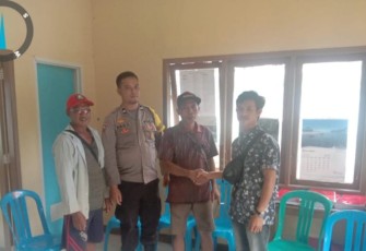 Polisi saat Damaikan Warga berselisih di Lebong