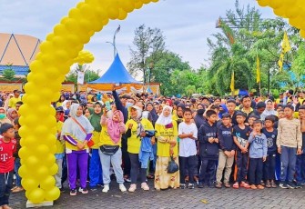 Ribuan Orang di Bintan Ikuti Jalan Santai HUT ke-58 Golkar 
