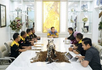  Bamsoet saat menerima DPP Korps Indonesia Muda, di Jakarta, Rabu (12/10/22).