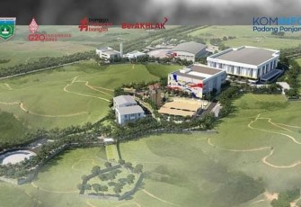 Design pembangunan Sport Center. Foto: Dinas Kominfo Kota Padang Panjang