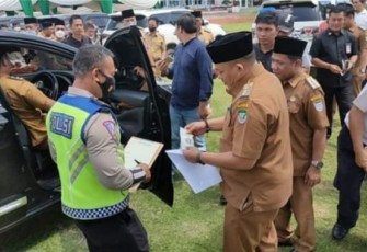 Bupati Seluma Gelar Kontes Kendaraan Dinas, Selasa (22/03/2022). 