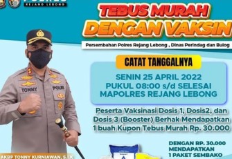 Vaksinasi Polres Rejang Lebong