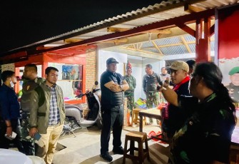 Bupati Samosir di Posko Penganggulangan Kebakaran Hutan dan Lahan