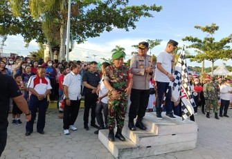 Pabung Hadiri Pelepasan Parade Natal di Kabupaten Gunung Mas 