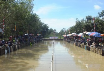 Kodim 1001/HSU-Balangan saat Gelar Lomba Mancing