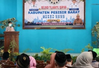 Bupati Agus Istiqlal Buka Seleksi Tilawatil Qur'an Tahun 2022