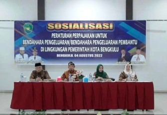 BPKAD saat sosialisasi perpajakan