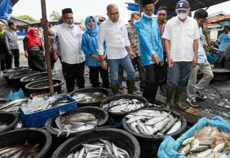 MenKopUKM Teten Masduki saat meninjau kesiapan lokasi pilot project di Deli Serdang, Sumatra Utara, Jumat (2/12). 