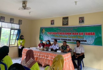 Babinsa saat Hadiri Pelatihan Pengolahan Ikan Air Tawar Berbasis Teknologi Tepat Guna