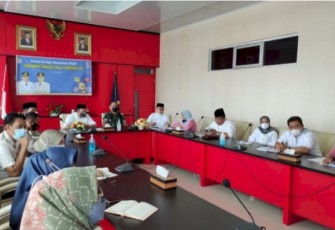 Wakil Bupati Seluma Gustianto di ruang rapat Bupati, Selasa (12/04/2022).