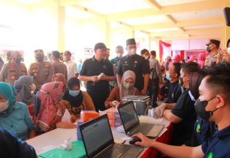 Vaksinasi dan Baksos Meriahkan Hari Bhayangkara ke 76