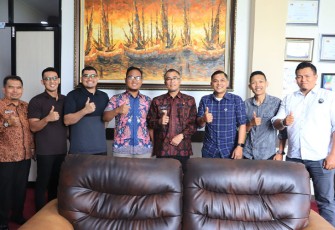 Suasana saat pembahasan kerjasama di Kantor Wali Kota Payakumbuh.