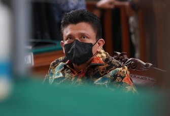Terdakwa Ferdy Sambo saat jalani sidang