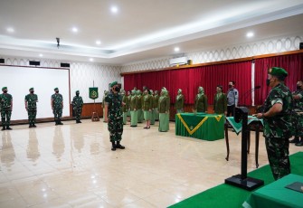 Danrem 071/Wijayakusuma, Kolonel Inf Dwi Lagan Safrudin, pimpin rotasi jabatan Perwira Menengah