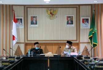 Rapat Koordinasi Persiapan Pelaksanaan Pembangunan Kawasan DDTS, Selasa (25/01/2022), bersama Sekda Provinsi Bengkulu