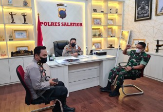 Kunjungan Dandim 0714 ke Polres Salatiga