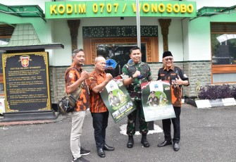 Dandim 0707 menerima kunjungan Ormas PP