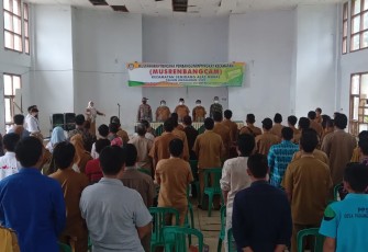 Musyawarah Rencana Pembangunan Tingkat Kecamatan Semidang Alas Maras, Kabupaten Seluma
